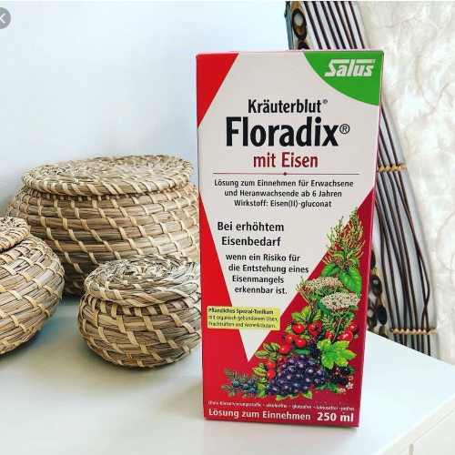 Dung dịch siro sắt hữu cơ Floradix Salus 250ml