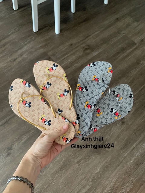 [HCM]Dép kẹp quai mảnh hình chuột (fom nhỏ)