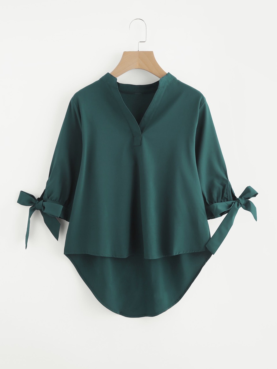[PILA FASHION]ÁO SƠMI TAY LỠ CỘT NƠ CỔ TRỤ- AP083