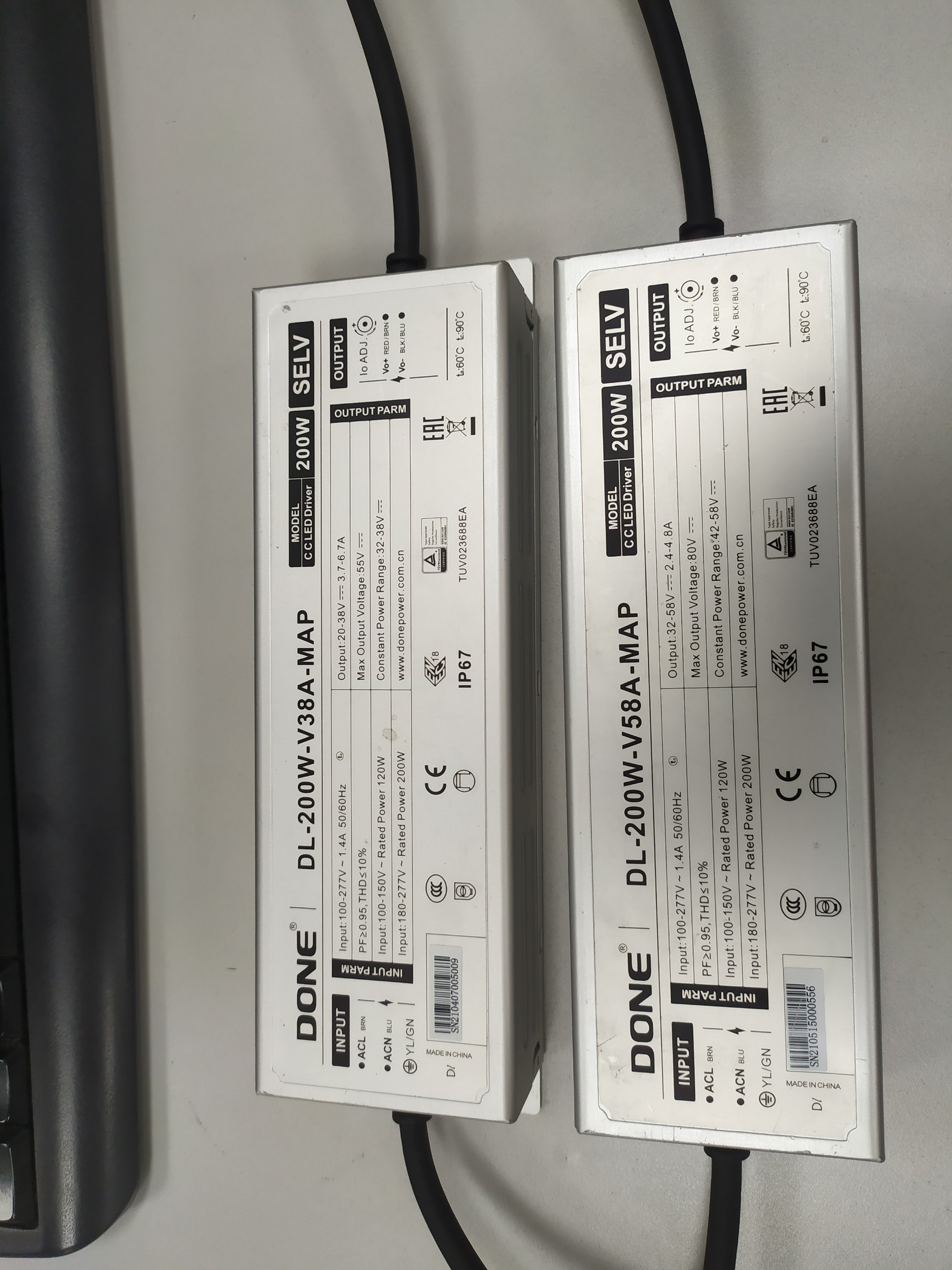 Driver LED DONE MAP 200W chính hãng, DONE DL 200W MAP