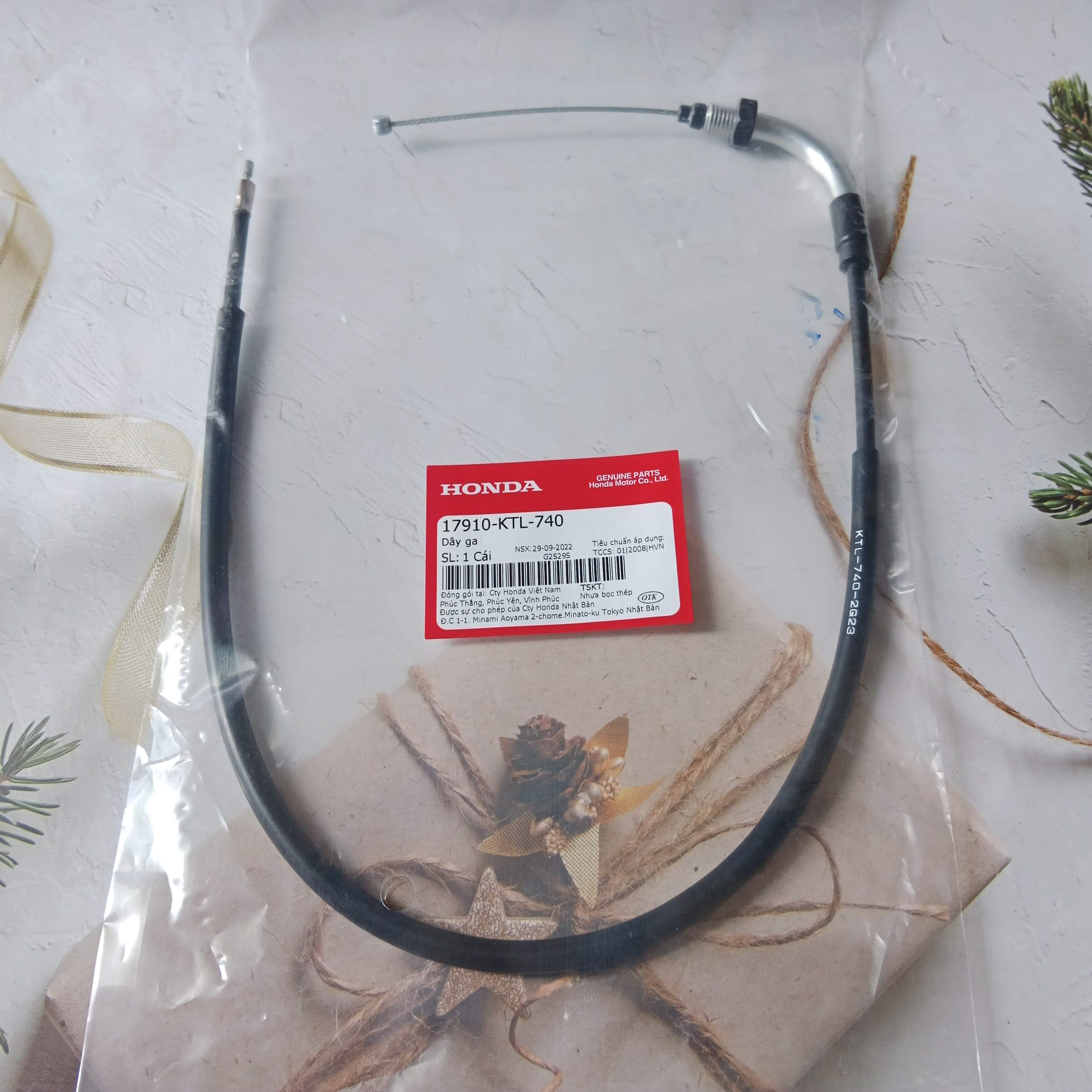 Dây ga Wave RS , Wave S 100 , Wave A 100cc zin chính hãng Honda