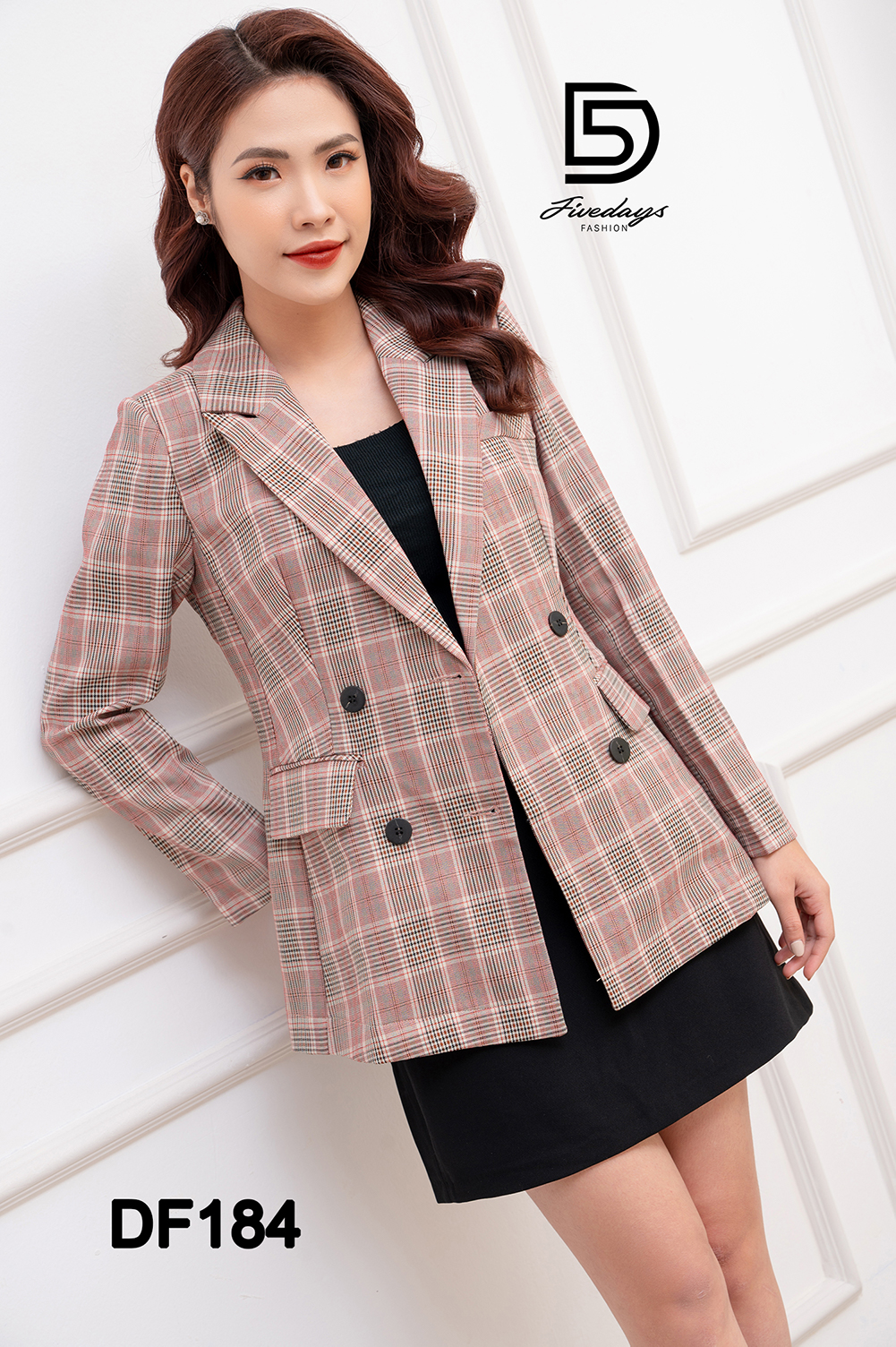 Áo blaze kẻ caro FIVEDAYS