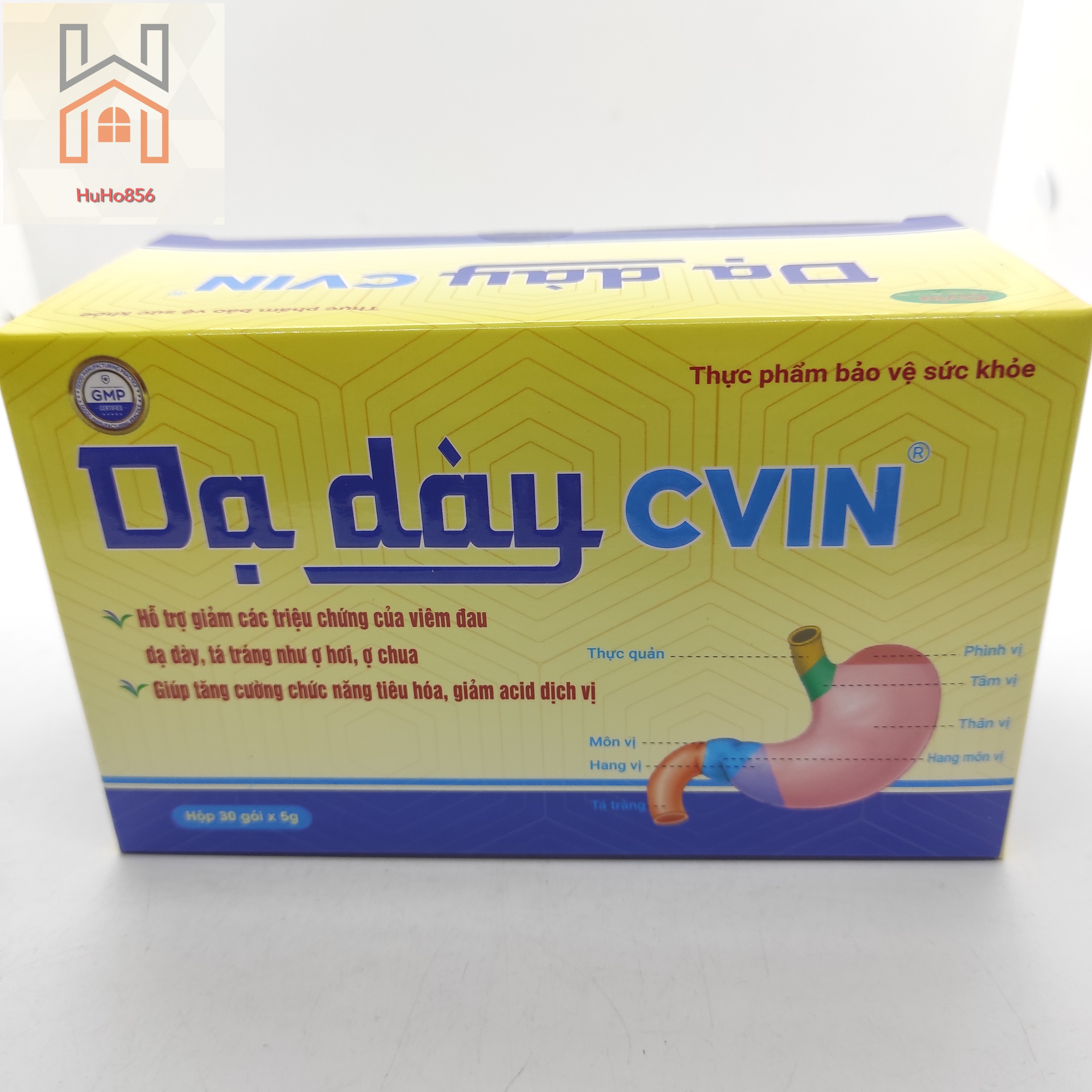 Dạ dày cvin - hỗ trợ giảm các triệu chứng của viêm đau dạ dày tá tràng, tăng cường chức năng tiêu hóa, giảm acid dịch vị
