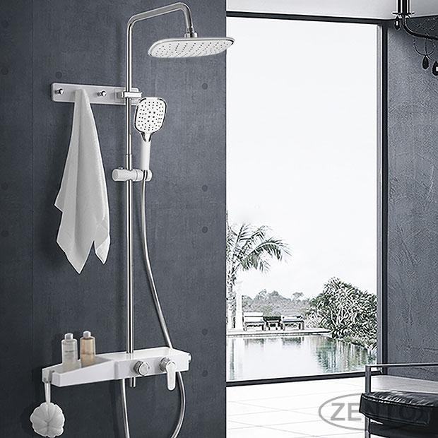 Bộ sen cây nóng lạnh Luxury Shower ZT8022-white