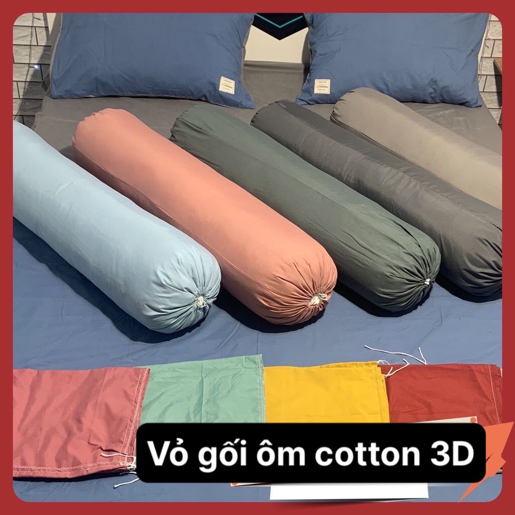 Vỏ gối cotton 3D siêu đẹp, siêu mịn.