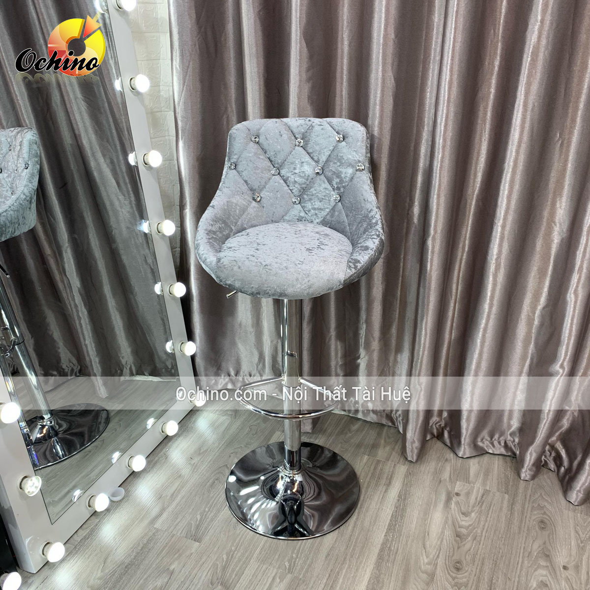 (FREE SHIP)Ghế Quầy BAr, Ghế Bar Nhập Khẩu, Ghế makeUp, Ghế Trang Điểm, Ghế Xoay, Ghế Điều Chỉnh Cao Thấp, Ghế Trang Điểm Chuyên Nghiệp, Ghế Makeup Nỉ Nhung Loại Đẹp ( Đủ màu)