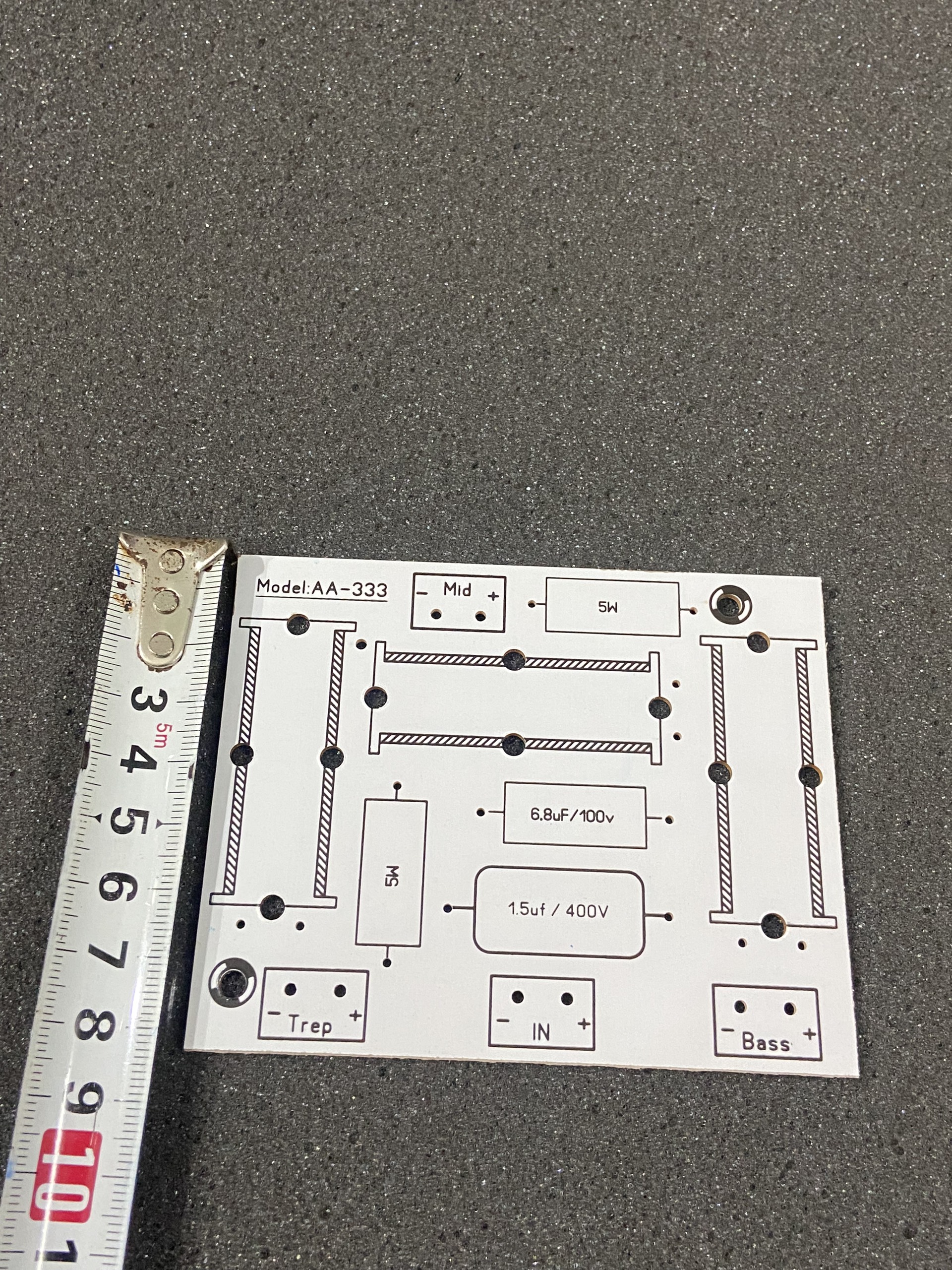 Mạch in PCB phân tần loa kéo AA-333 ( 1 mạch )