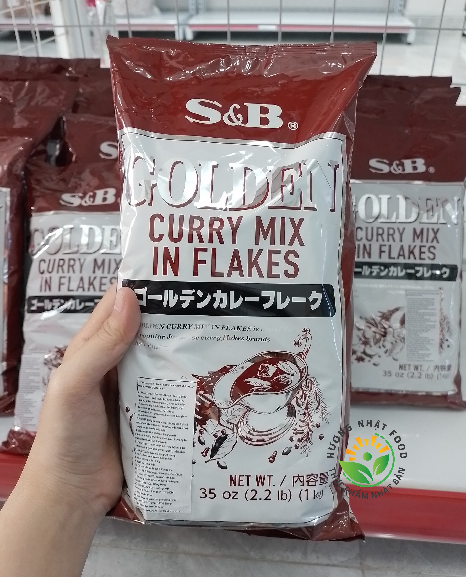 [Chuẩn Nhật 100%] Cà Ri Golden Curry Nhật Bản 1kg - Cấp độ cay 3
