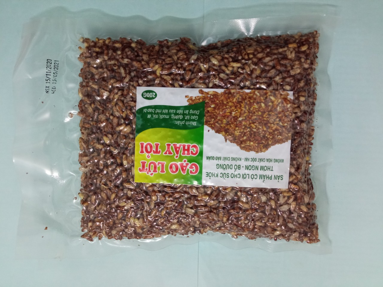 GẠO LỨT cháy tỏi  - combo 3 hũ 300g