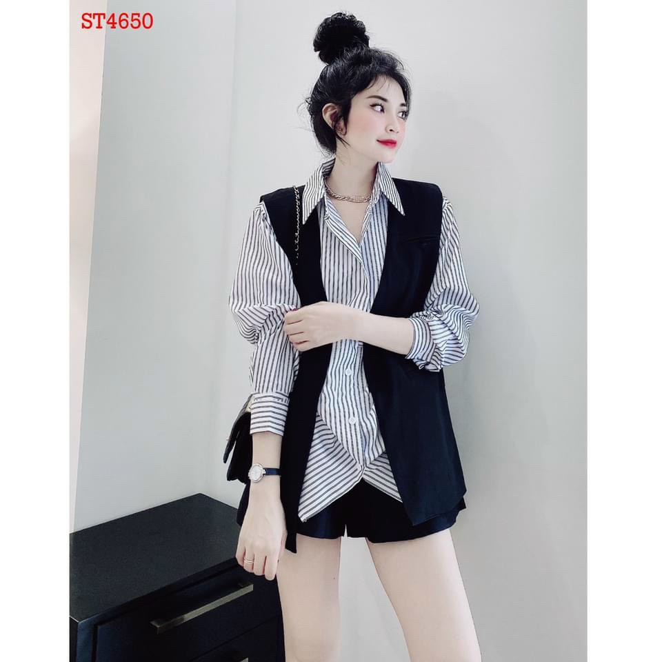 Sét 3 món quần short áo kate siêu đẹp