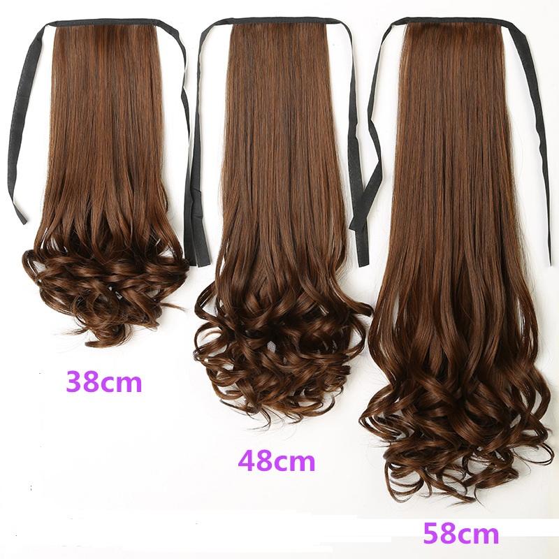 TÓC GIẢ NỮ ĐUÔI NGỰA - ĐUÔI XOĂN SÓNG ĐẸP - SIÊU HÓT - TÓC GIẢ - dài 48cm