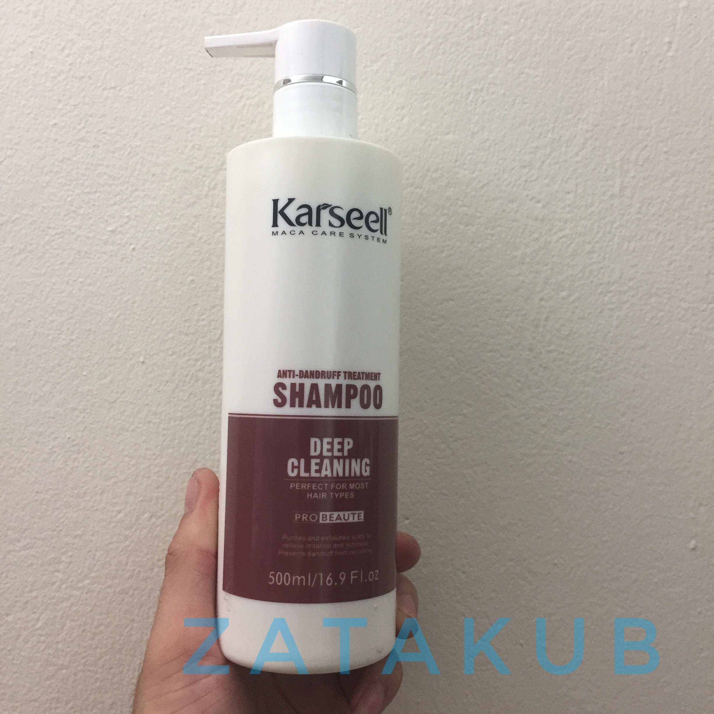 Dầu gội cho tóc gàu karseell maca clean 500ml