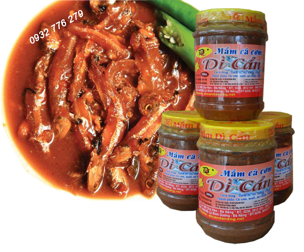 Mắm cá cơm Dì Cẩn - đặc sản Đà Nẵng - hủ 500gr