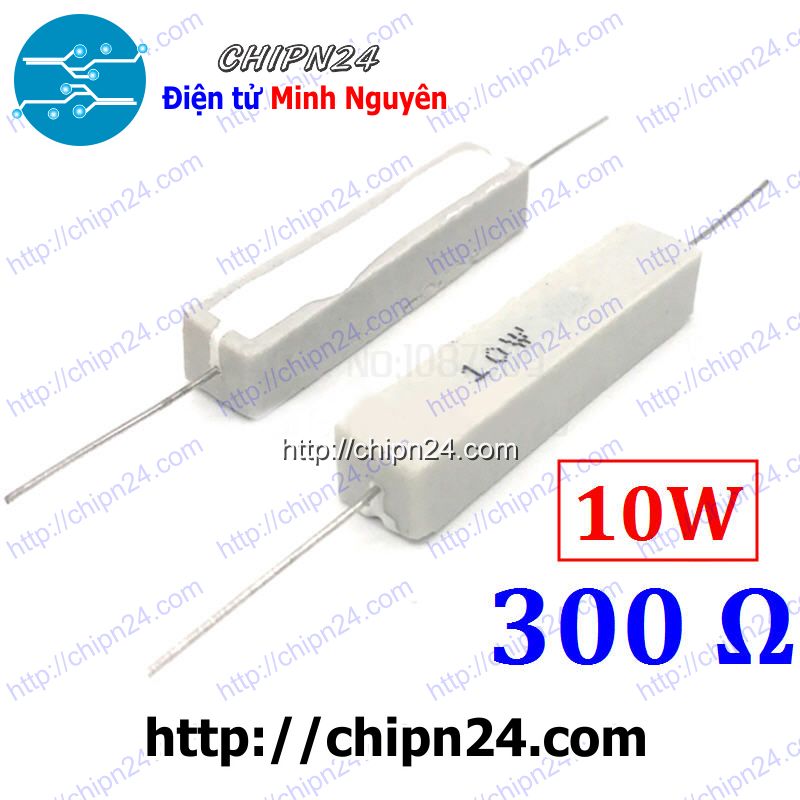 Điện trở sứ 300r 10w