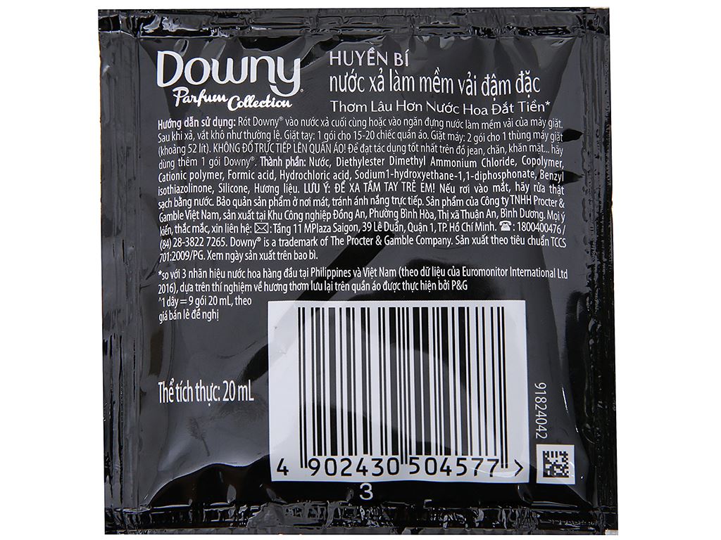 [HCM]Nước xả Downy hương nước hoa  - 10 gói