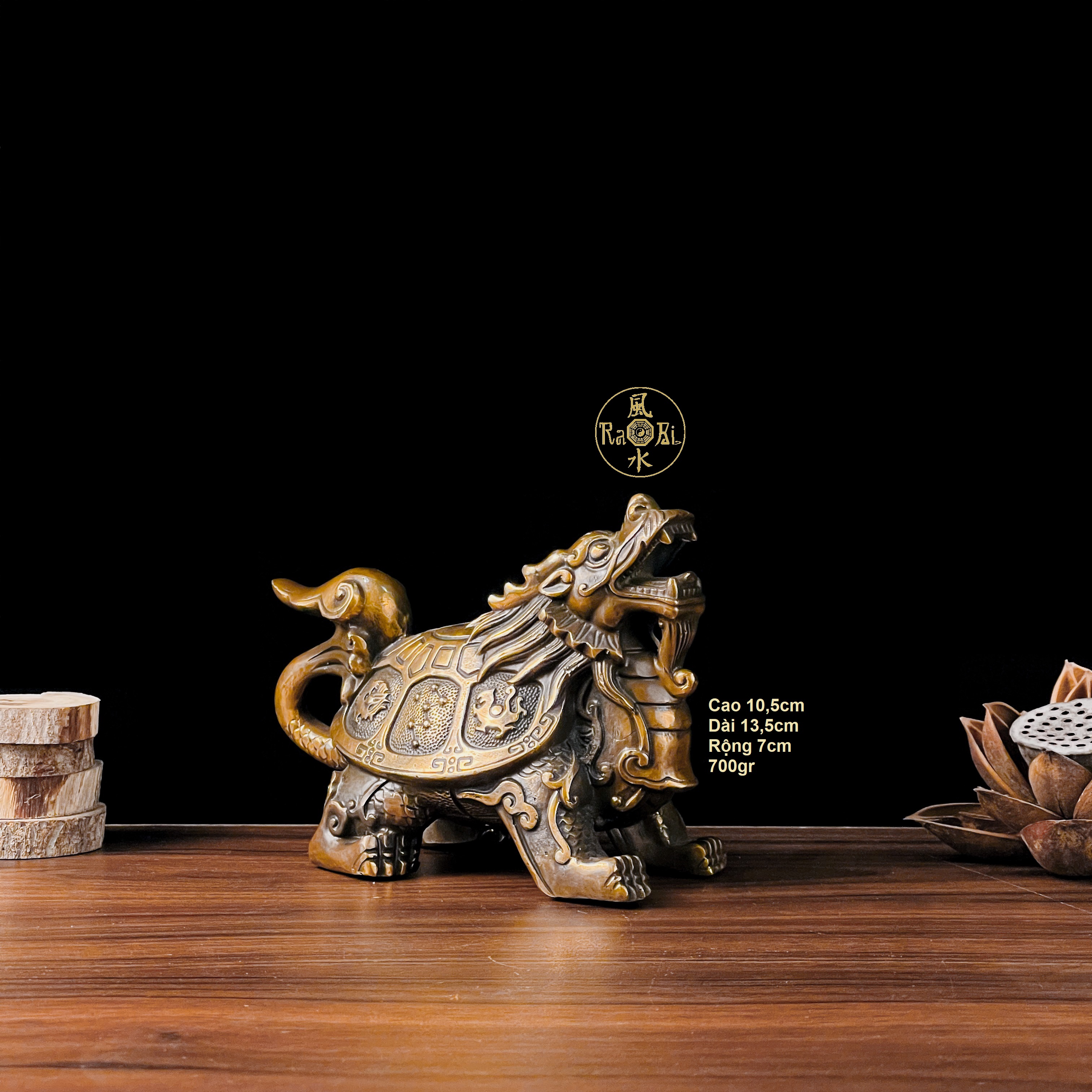 Long Quy Tứ Linh - Tượng Đồng Phong Thủy - Đồ Đồng Mỹ Nghệ