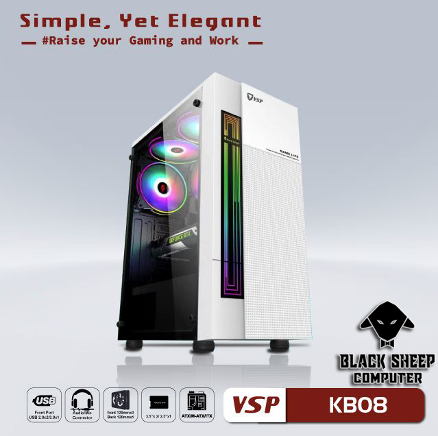 Vỏ case vsp kb08 white