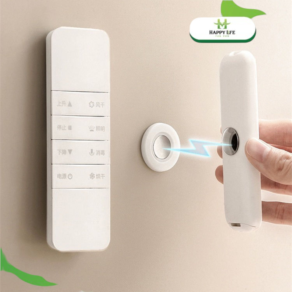 Nam châm mini dán tường, nam châm tròn, miếng dán nam châm treo remote gắn tường tiện lợi
