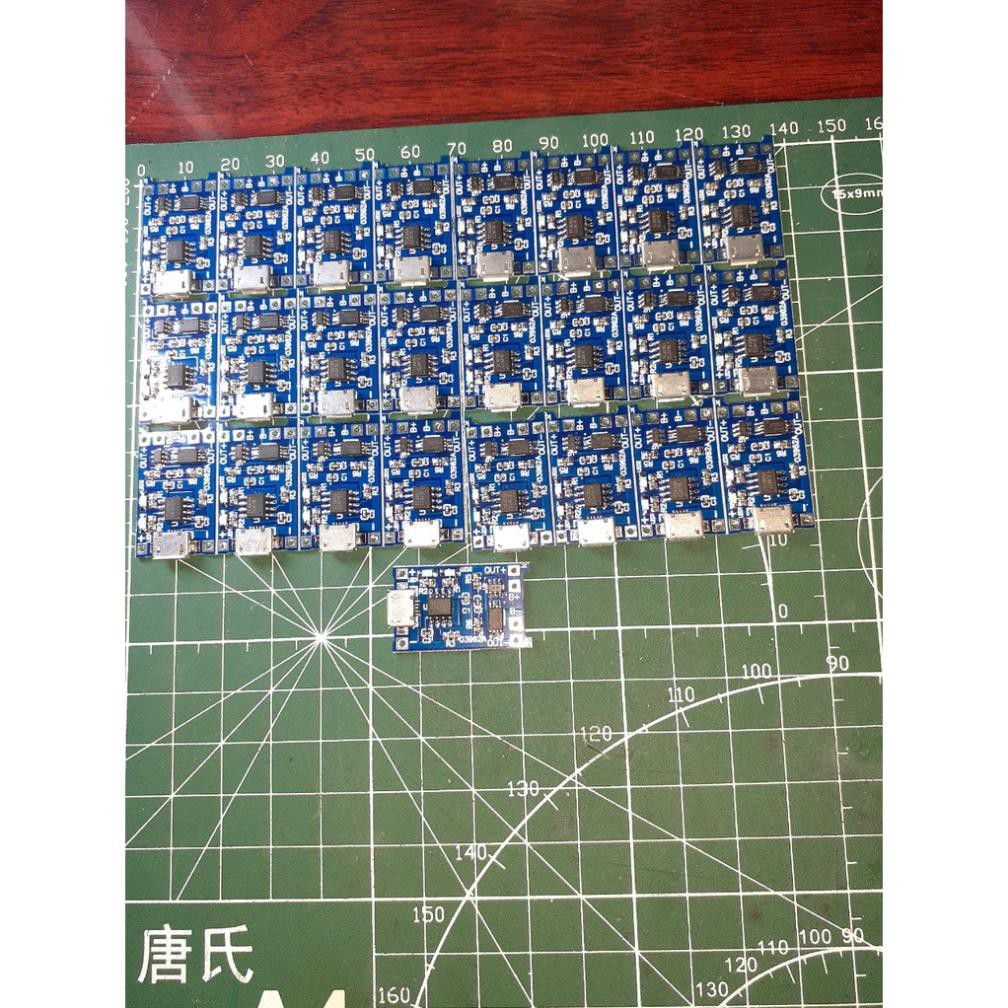 Mạch Sạc 1S Pin Li-Ion 18650 Tp4056 V2 (Có Bảo Vệ).