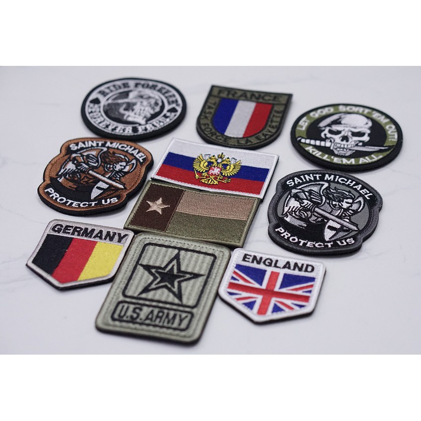 [HCM]Miếng patch dán logo vải thêu tactical 511.