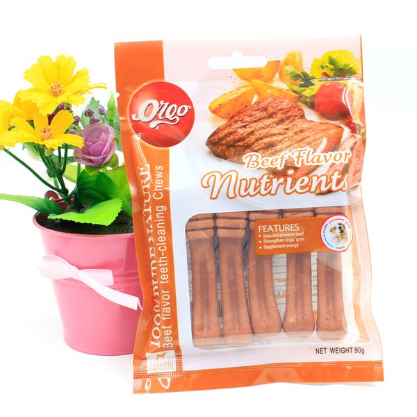 Xương Gặm ORGO Cho Cún 100g – Snack Gặm Giúp Sạch Răng, Giảm Hôi Miệng