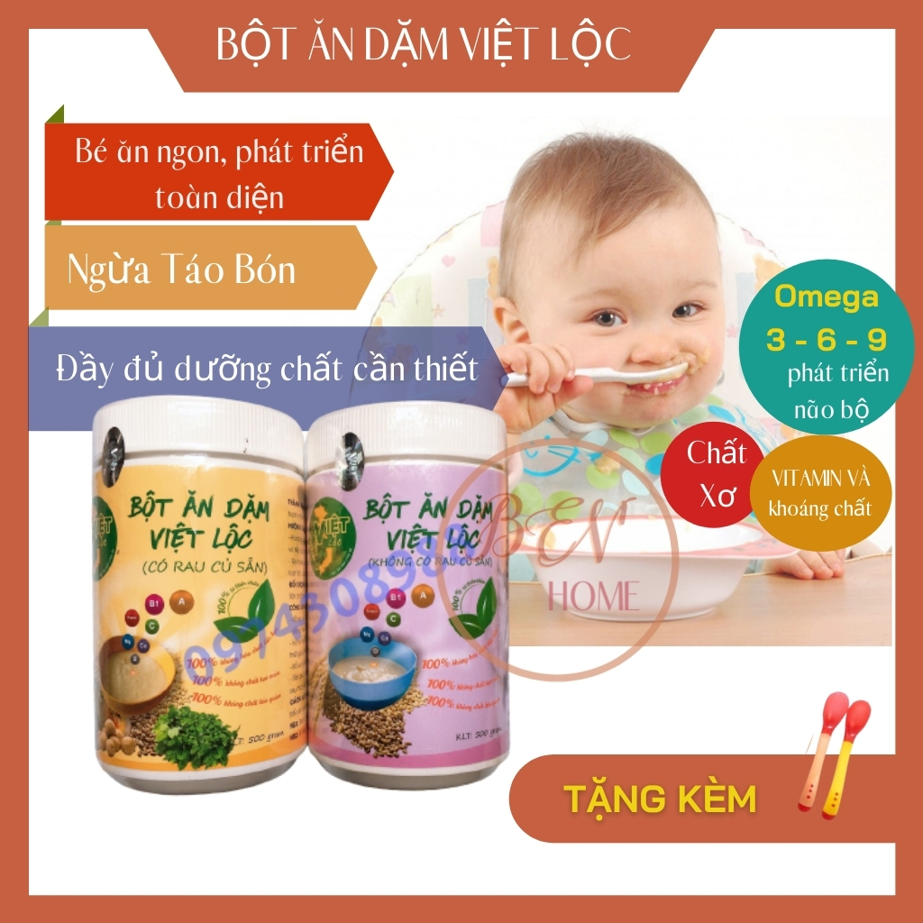 3kg bột ăn dặm cho trẻ - Giá sỉ