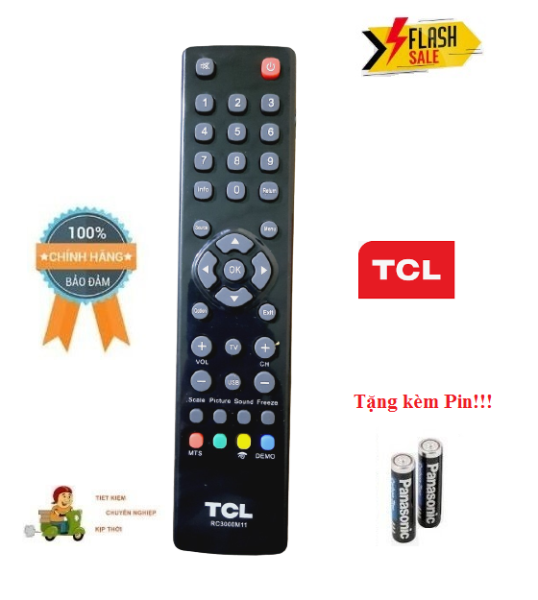 Bảng giá Remote Điều khiển TV TCL RC3000M11các dòng TV TCL CRT LCD/LED/Smart TV- Hàng chính hãng tặng kèn Pin