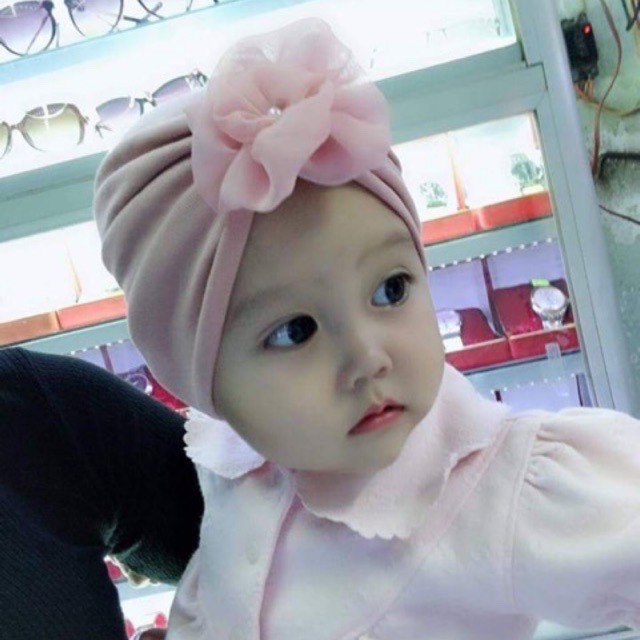 [HCM]Turban hoa voan cho bé