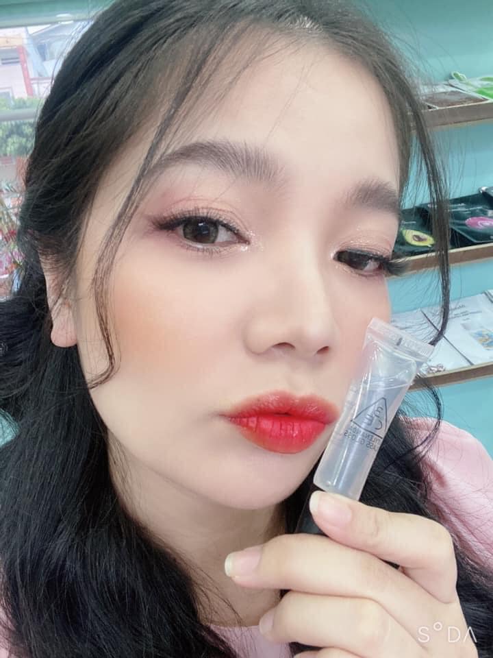 Son Bóng 3CE Glass Glow Trong Suốt