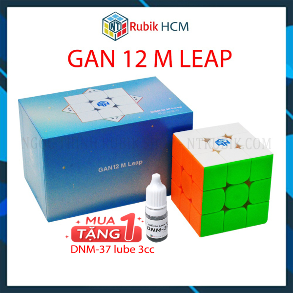 [Siêu Phẩm 2021] Rubik 3x3x3 GAN 12 SERIES 3 phiên bản: Maglev & Gan 12M LEAP Stickerless không viền (Hãng Mod Nam châm)