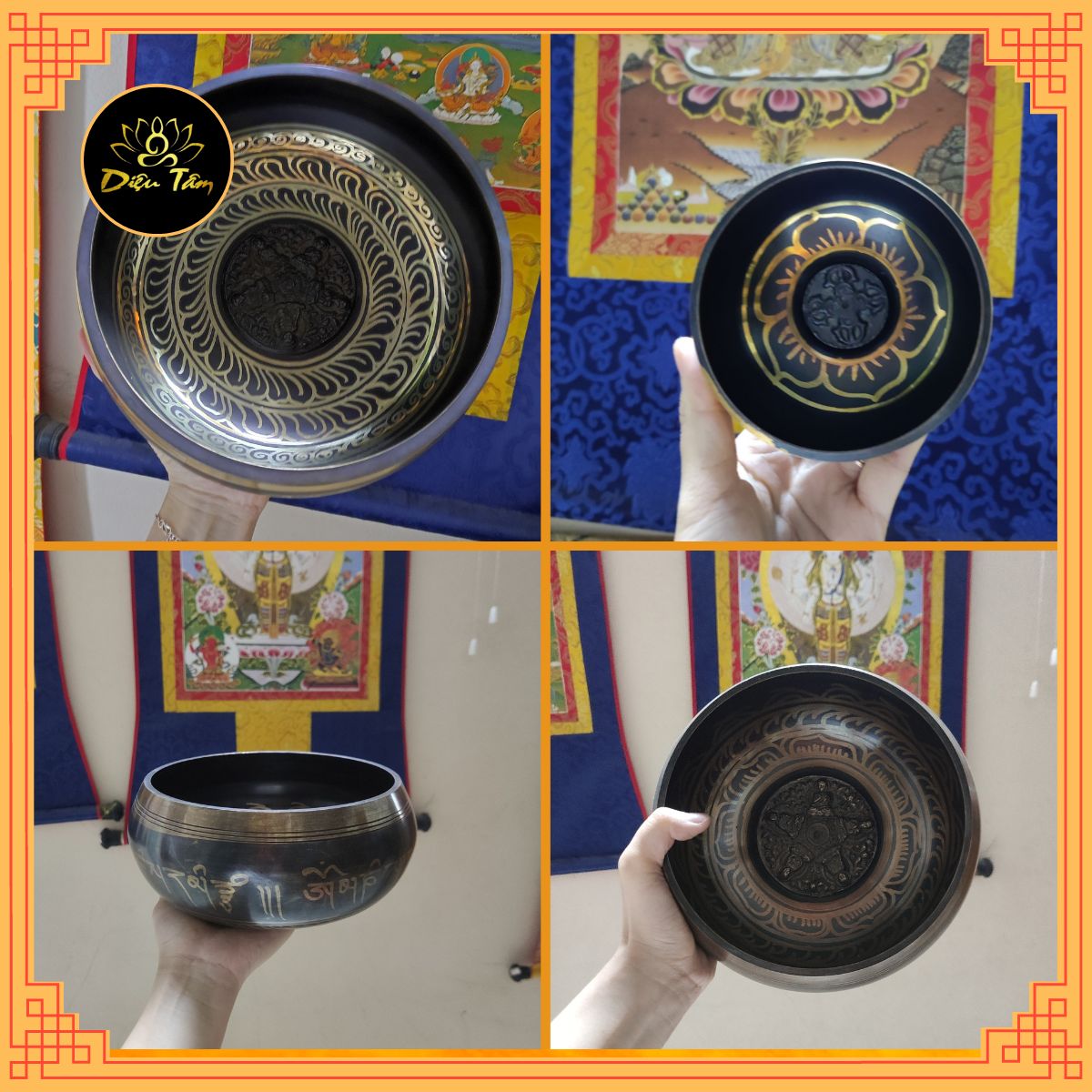 Feng Shui Church Tibetan rotating Bell