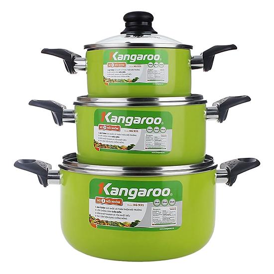 Bộ nồi nhôm Kangaroo KG931