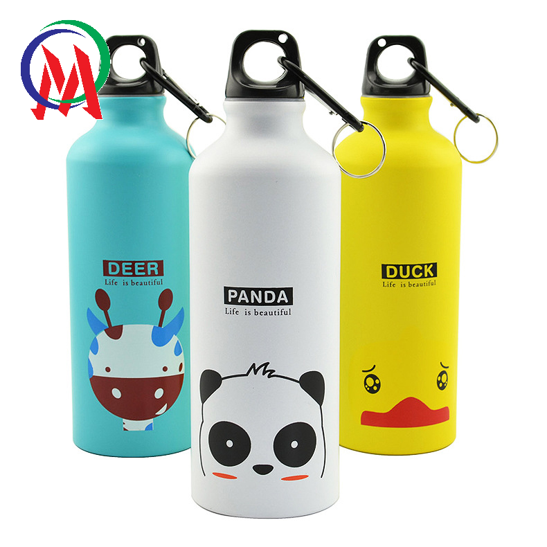 Bình nước giữ nhiệt hoạt hình nút bấm 500ml