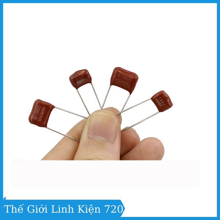 Combo 10 tụ đỏ CBB 400V nhiều giá trị