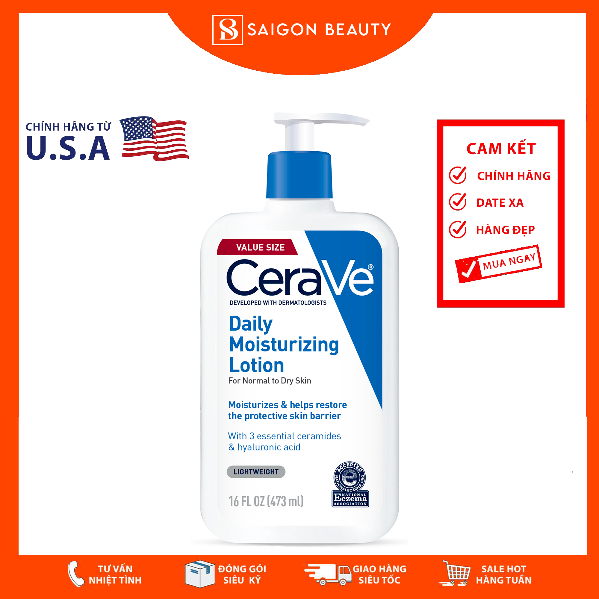Sữa dưỡng CeraVe Daily Moisturizing Lotion