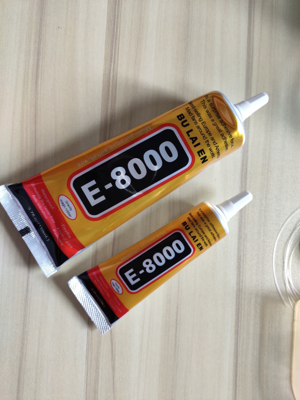Keo dán E-8000 trong suốt dán màn hình nắp lưng điện thoại và dán đa năng