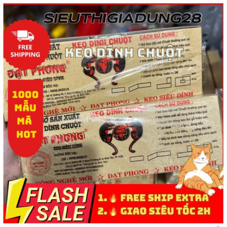 Combo 5 Miếng Keo Dán Chuột Đạt Phong Siêu Dính - Mọi Loại Chuột