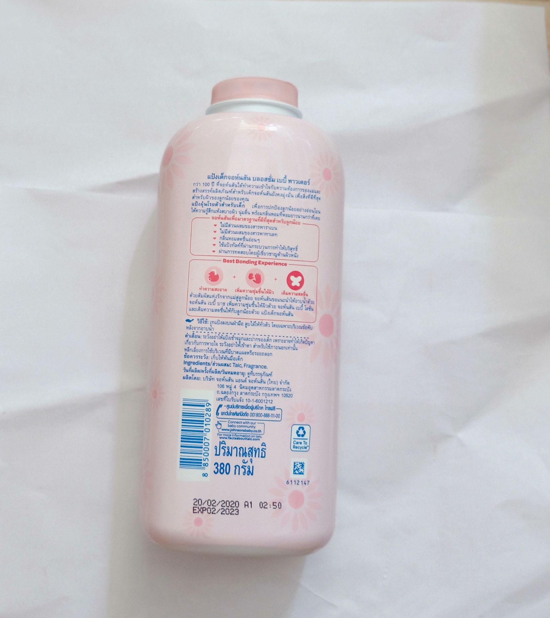 [HCM]Phấn thơm gohnsons baby powder 380g 180g 100g