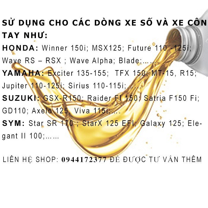 ( Giá KM ) Dầu Nhớt Xe Số Eneos 20W40 ( 1L )