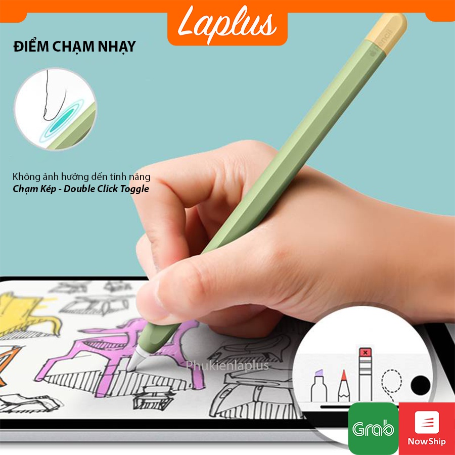 Vỏ , Case Silicon, Ốp Dành Cho Apple Pencil 1 và Pencil 2