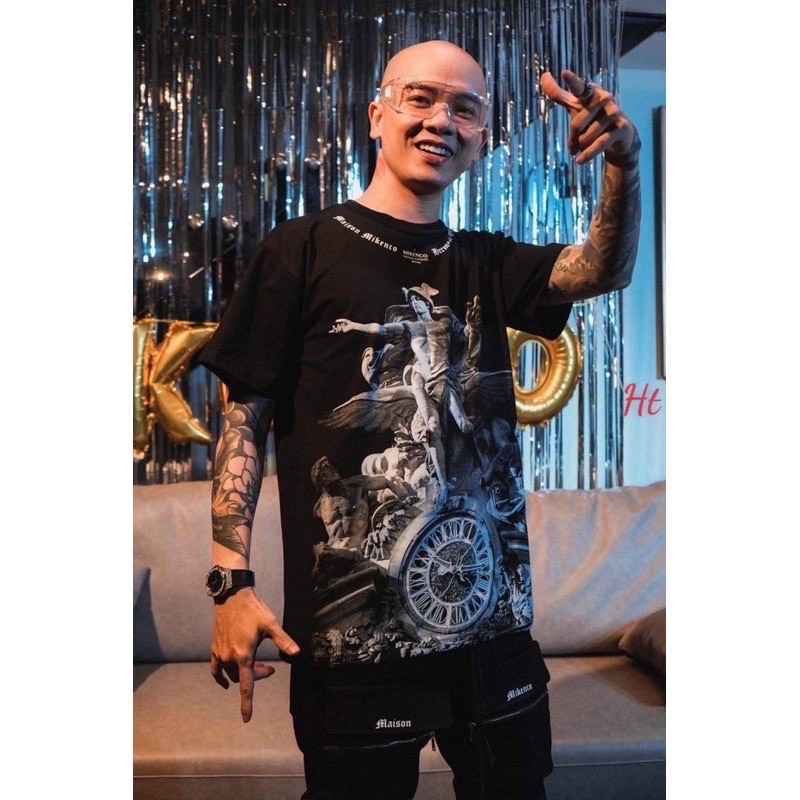 Áo Miken chữ vòng cổ