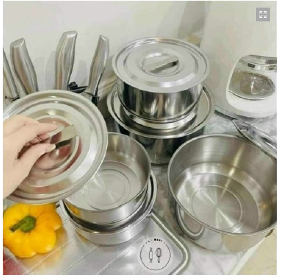 Set 5 nồi Inox Stock Pot