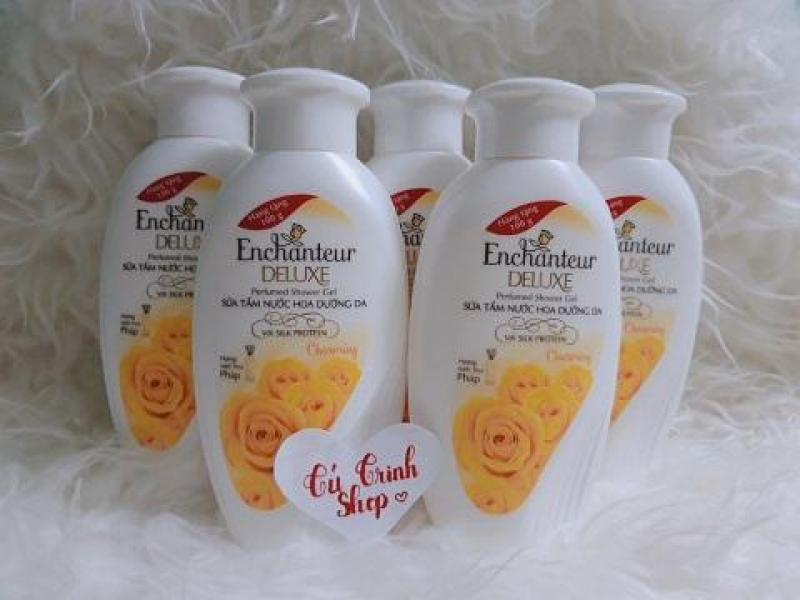 (HÀNG TẶNG ) COMBO 5 Sữa Tắm Trắng Dưỡng Ẩm Enchanteur Charming 100g/chai