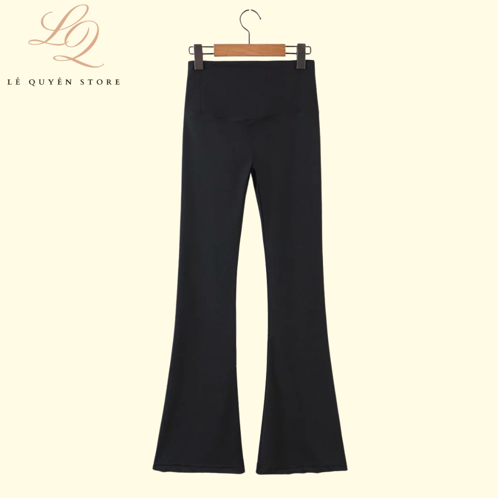 Quần legging ôm ống loe dáng dài