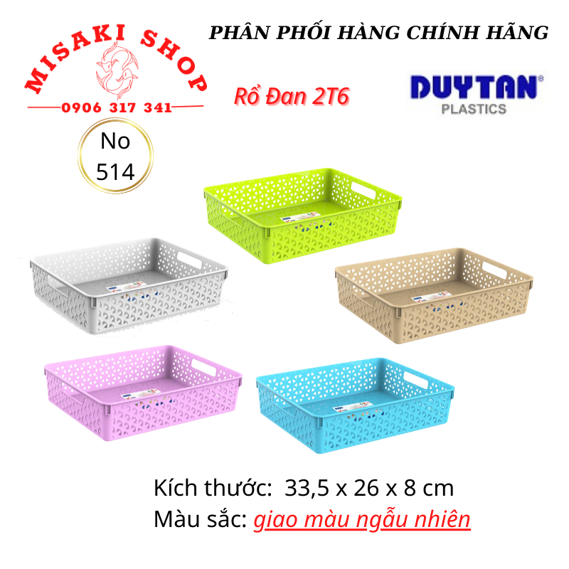 [HCM]Combo 05 Rổ Đan 2T6 DT514 Duy Tân | MISAKISHOP