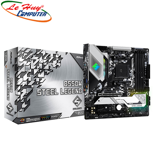 [Trả góp 0%]Mainboard Asrock B550M Steel Legend