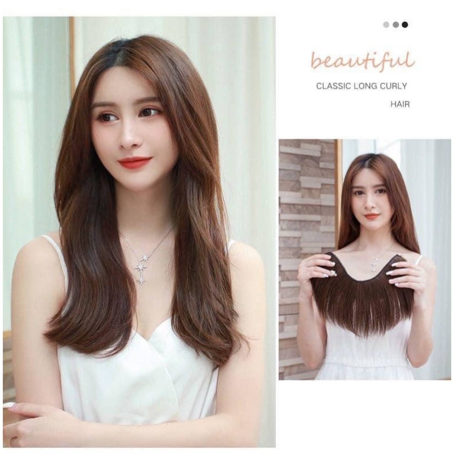 Tóc giả Chữ U Độn Phồng Chân Tóc