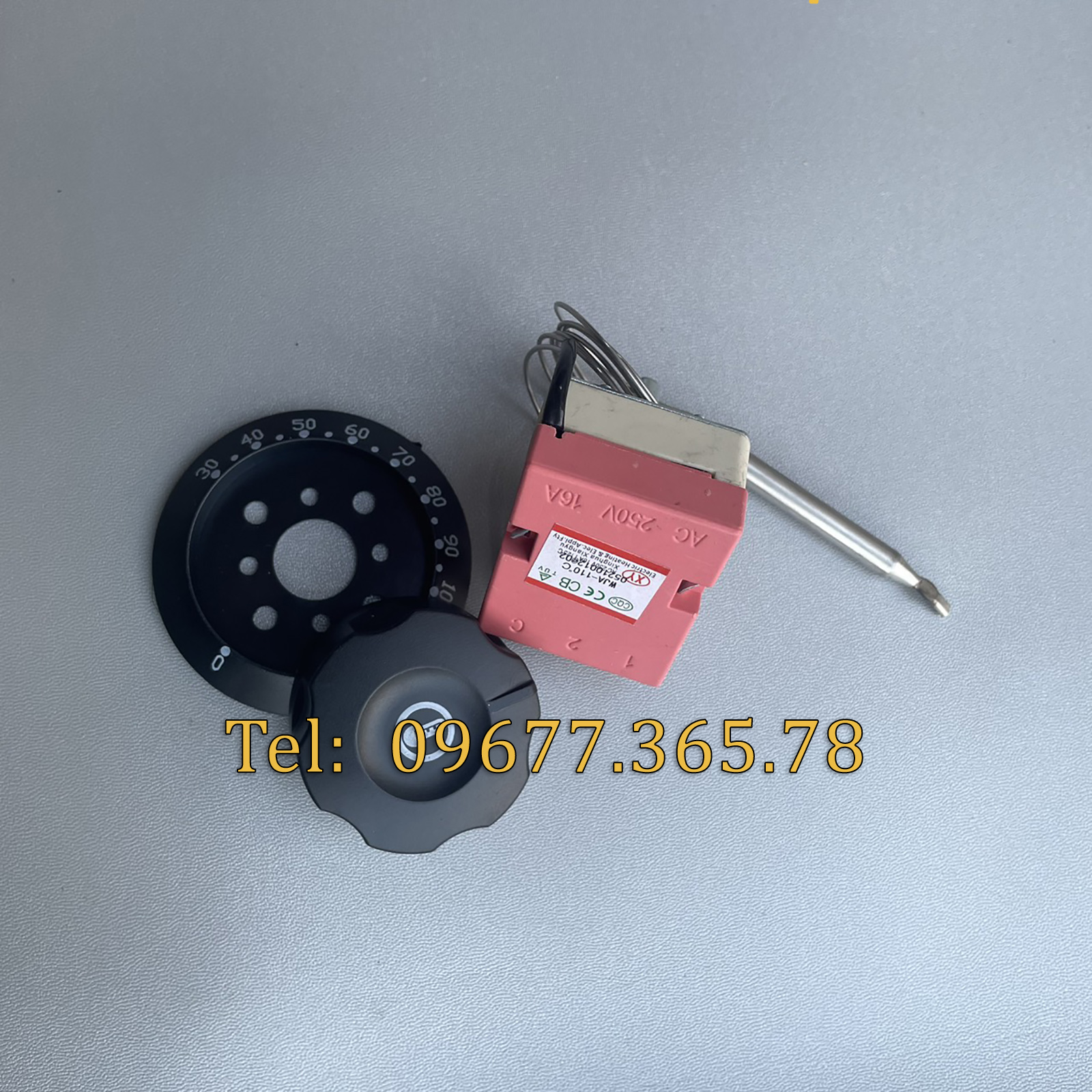 Rơ le nhiệt , relay điều chỉnh nhiệt, chỉnh nhiệt 30-110 độ dùng cho nồi chiên,nồi phở