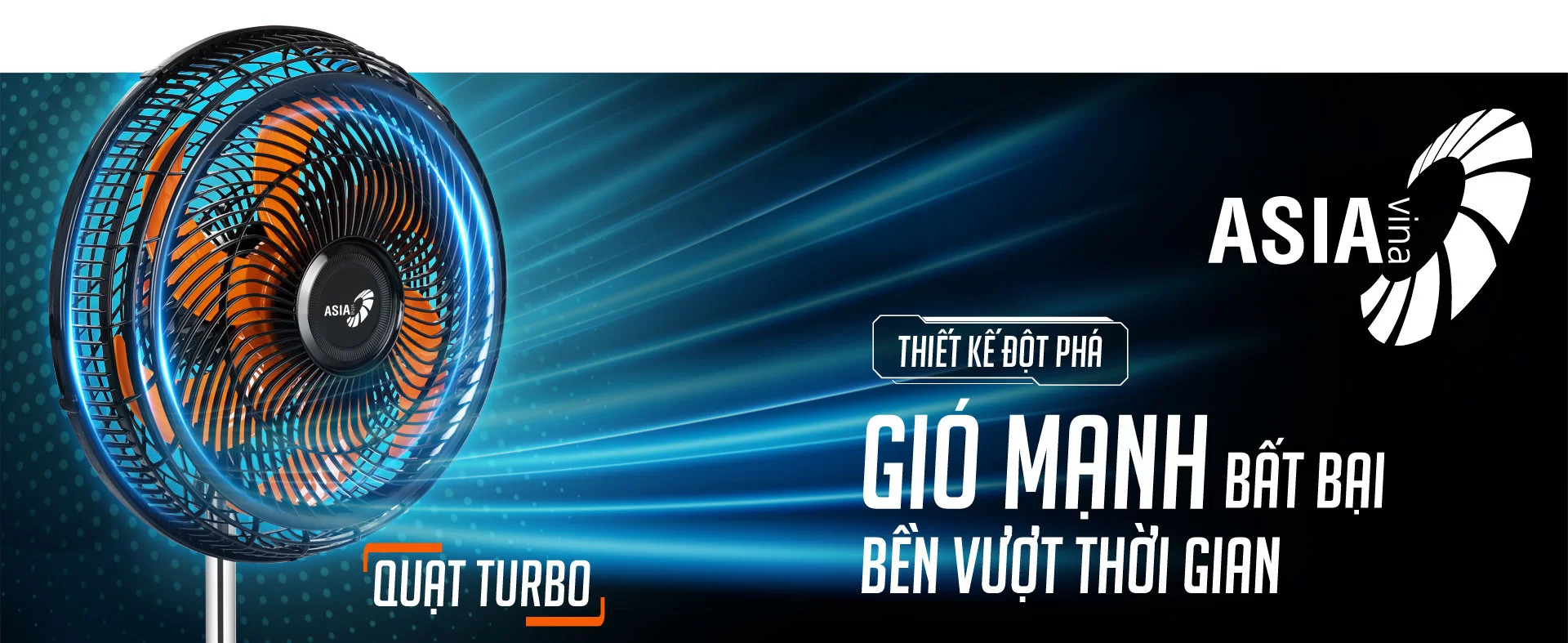 [HCM]Quạt lỡ Asia ATB1601( dòng Turbo công xuất 80W)