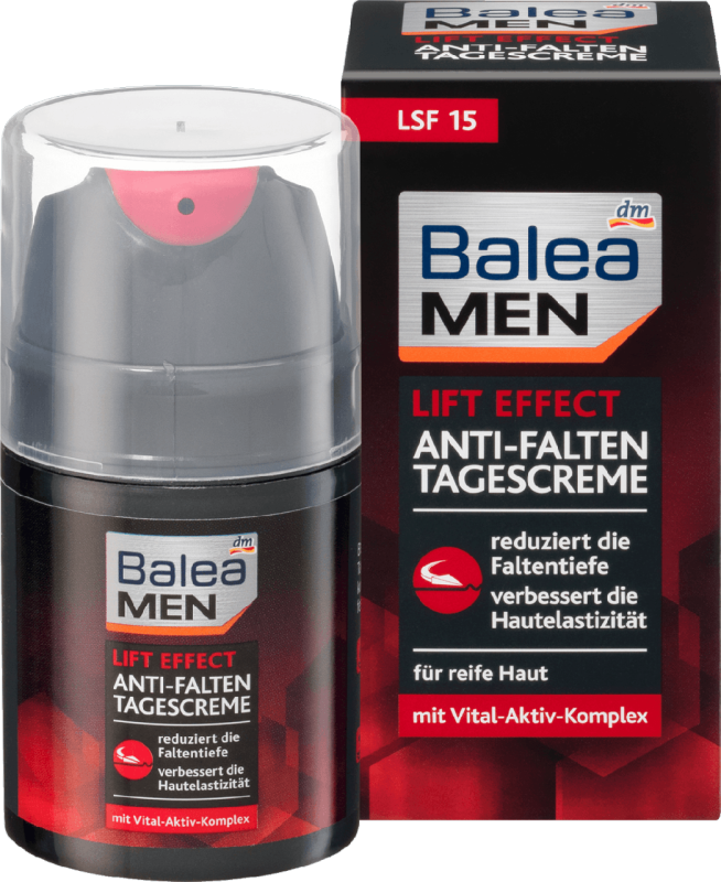 Kem dưỡng da chống lão hóa cho nam Balea Men Lift Effect 50ml, Đức